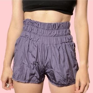 FP Movement By Free People Lined High Rise Running Pull On Athletic Shorts Small